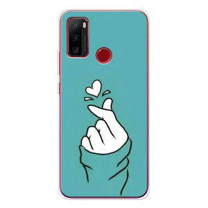 Чохол (Знак сердечка) для Ulefone Note 10 (Сердечко на бірюзовому)