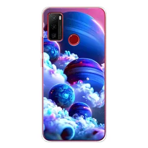 Чохли КОСМОС на Ulefone Note 10 (Сині планети)