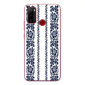 Силиконовый Чехол на Ulefone Note 10 с картинкой Вышиванки (Синяя вышиванка)