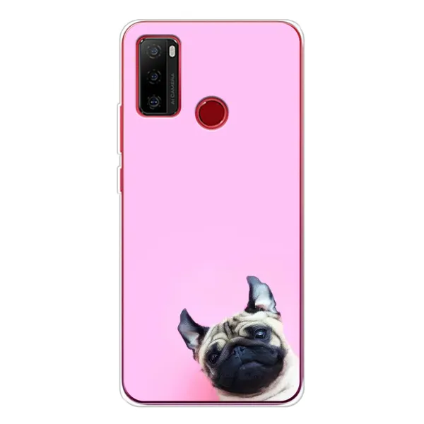 Чехол с рисунком «Собака на розовом» для Ulefone Note 10 Чехол с рисунком «Собака на розовом» для Ulefone Note 10