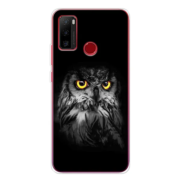 Чехол с рисунком «Сова на чёрном» для Ulefone Note 10 Чехол с рисунком «Сова на чёрном» для Ulefone Note 10