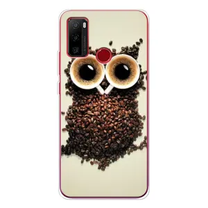 Чехлы с принтом СОВЫ для Ulefone Note 10 (Сова с зерен кофе)