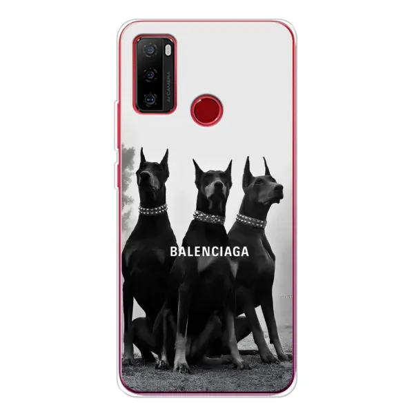 Чехол с рисунком «Три добермана» для Ulefone Note 10