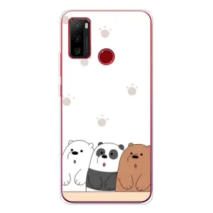 Чехлы с изображением разных животных для Ulefone Note 10 (Удивленные медвеженки)