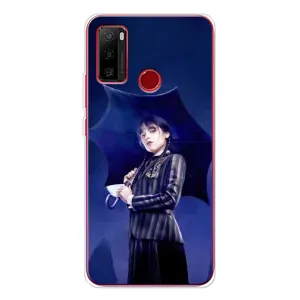 Чохол з картинкою Венсдей на Ulefone Note 10 (Венсдей з парасолькою)