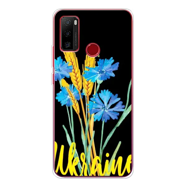 Чехол с рисунком «Ukraine в цветочках» для Ulefone Note 10 Чехол с рисунком «Ukraine в цветочках» для Ulefone Note 10