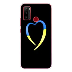 Силиконовый Чехол на Ulefone Note 10 (Я-Украина) (Украинское сердце)