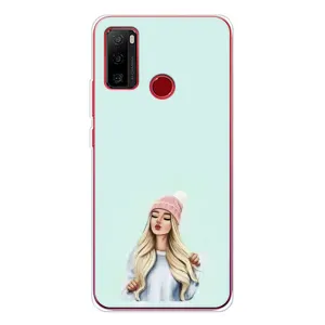 Силиконовый Чехол на Ulefone Note 10 с картинкой Стильных Девушек (В шапке)