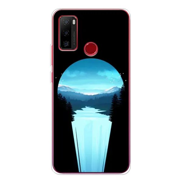Чехол с рисунком «Синий Водопад» для Ulefone Note 10