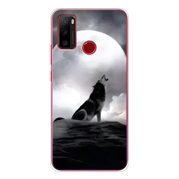 Чохол з малюнком «Вовк і місяць» для Ulefone Note 10 Чохол з малюнком «Вовк і місяць» для Ulefone Note 10