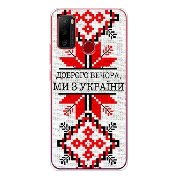 Чехол с рисунком «Вышиванка Доброго вечера» для Ulefone Note 10 Чехол с рисунком «Вышиванка Доброго вечера» для Ulefone Note 10