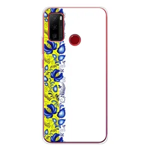 Силиконовый Чехол на Ulefone Note 10 с картинкой Вышиванки (Желто-синяя вышиванка)