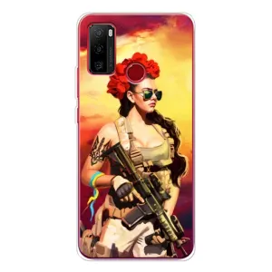 Чехол с рисунком «Женщина солдат» для Ulefone Note 10
