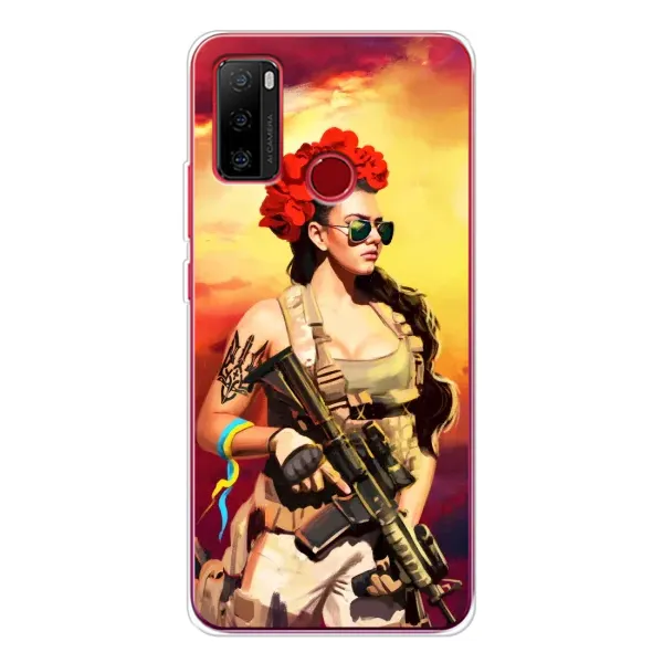 Чехол с рисунком «Женщина солдат» для Ulefone Note 10 Чехол с рисунком «Женщина солдат» для Ulefone Note 10