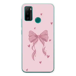 Чехол с рисунком «Бант на розовом» для Ulefone Note 10P