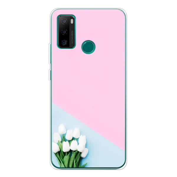 Чехол с рисунком «Белые тюльпаны» для Ulefone Note 10P Чехол с рисунком «Белые тюльпаны» для Ulefone Note 10P