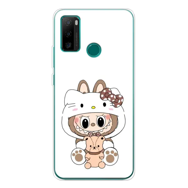 Чехол с рисунком «Белый Лабубу» для Ulefone Note 10P Чехол с рисунком «Белый Лабубу» для Ulefone Note 10P