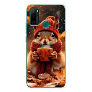 Чехол с рисунком «Белка с кофе» для Ulefone Note 10P
