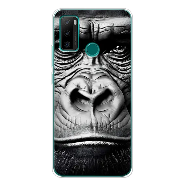 Чехол с рисунком «Черная обезьяна» для Ulefone Note 10P