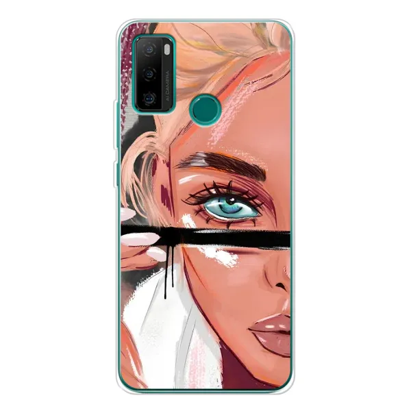 Чехол с рисунком «Девушка и ресницы» для Ulefone Note 10P Чехол с рисунком «Девушка и ресницы» для Ulefone Note 10P
