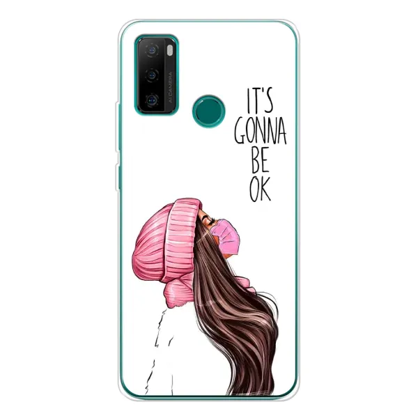 Чехол с рисунком «Девушка в маске» для Ulefone Note 10P Чехол с рисунком «Девушка в маске» для Ulefone Note 10P