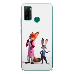 Силиконовый чехол с принтом Зоотрополіс для Ulefone Note 10P (Джуди и Ник)