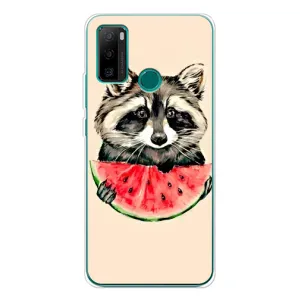 Силиконовый Чехол с Енотами на Ulefone Note 10P (Енот)