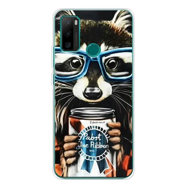 Чехол с рисунком «Енот в очках» для Ulefone Note 10P Чехол с рисунком «Енот в очках» для Ulefone Note 10P