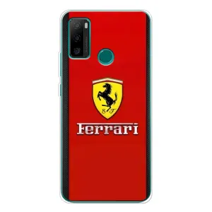Силіконовий бампер з картинкою машини на Ulefone Note 10P (Ferrari Logo)