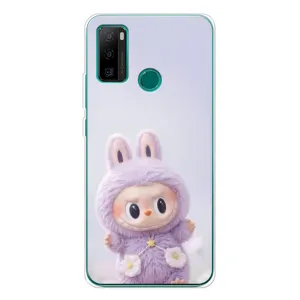 Чехол с принтом Лабубу для Ulefone Note 10P (Фиолетовый Лабубу)