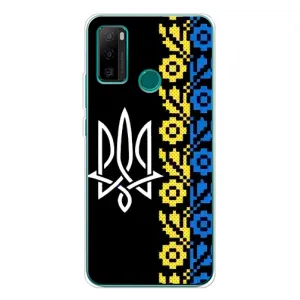 Силіконовый Чохол на Ulefone Note 10P (Герб и вишиванка)