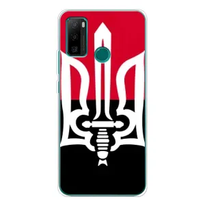 Чехлы УПА (Красно-Чёрный) на Ulefone Note 10P (Герб Украины)