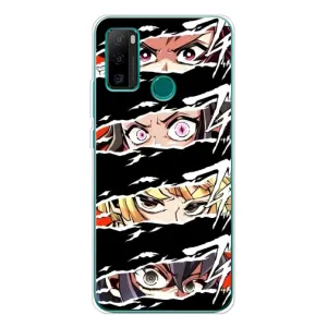 Силиконовые чехлы с глазами Anime для Ноте 10П (Глаза на чорном)