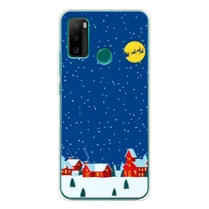 Силіконовий бампер на різдво для Ulefone Note 10P (Місто в снігу)