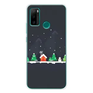 Силіконовий бампер на різдво для Ulefone Note 10P (Місто зимове)