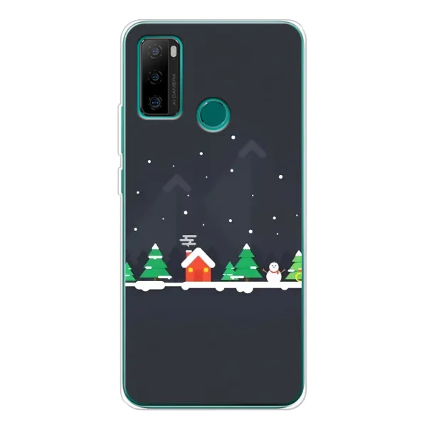 Чехол с рисунком «Город зимний» для Ulefone Note 10P Чехол с рисунком «Город зимний» для Ulefone Note 10P