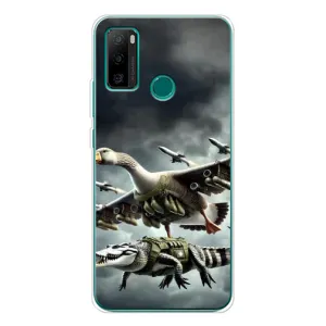 Чохол з мемами траралело тралала для Ulefone Note 10P (Гусіні і крокоділо)