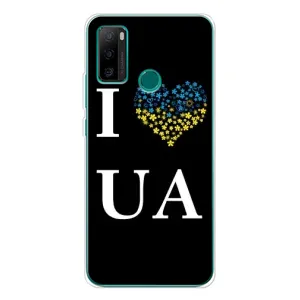 Силиконовый Чехол на Ulefone Note 10P (Я-Украина) (I Love UA)