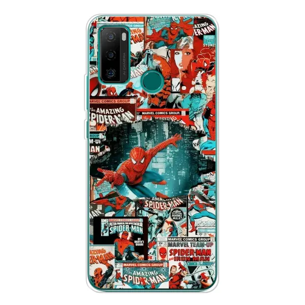 Чехол с рисунком «Комиксы Человек Паук» для Ulefone Note 10P Чехол с рисунком «Комиксы Человек Паук» для Ulefone Note 10P