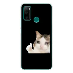 Бампер з принтом Меми для Ulefone Note 10P (Кіт у сльозах)