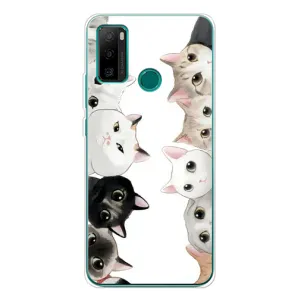 Силиконовый чехол с котиком для Ulefone Note 10P (Коты)