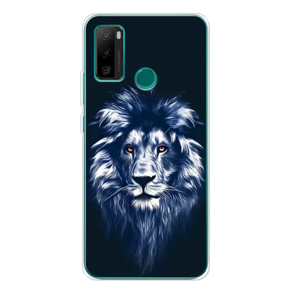 Чохол з малюнком «Лев – синій» для Ulefone Note 10P Чохол з малюнком «Лев – синій» для Ulefone Note 10P