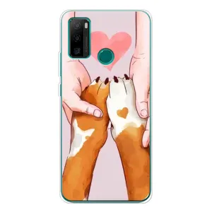 Чехол (ТПУ) Милые собачки для Ulefone Note 10P (Любовь к собакам)