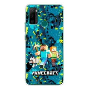 Чехлы для Ulefone Note 10P (Персонажи Майн Крафт) (Майнкрафт)