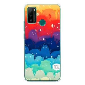 Силиконовый чехол с котиком для Ulefone Note 10P (Mew)