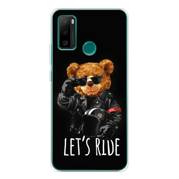 Чехол с рисунком «Модный Мишка» для Ulefone Note 10P