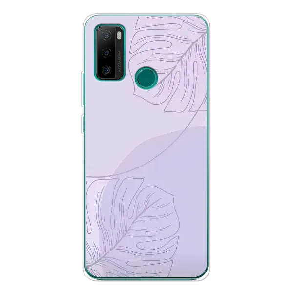 Чехол с рисунком «Монстера фиолетовая» для Ulefone Note 10P Чехол с рисунком «Монстера фиолетовая» для Ulefone Note 10P