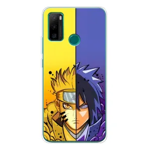 Купить Чехлы на телефон с принтом Anime для Ulefone Note 10P (Naruto Vs Sasuke)
