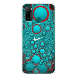 Силіконовый Чохол на Ulefone Note 10P з картинкою НАЙК (Найк зелений)