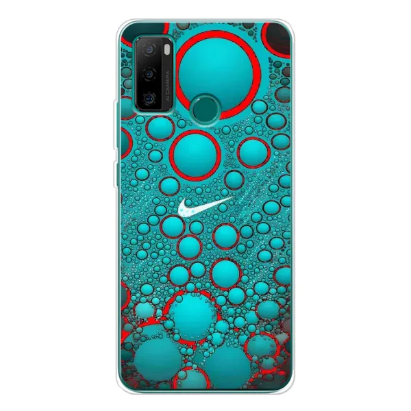 Чехол с рисунком «Найк зеленый» для Ulefone Note 10P